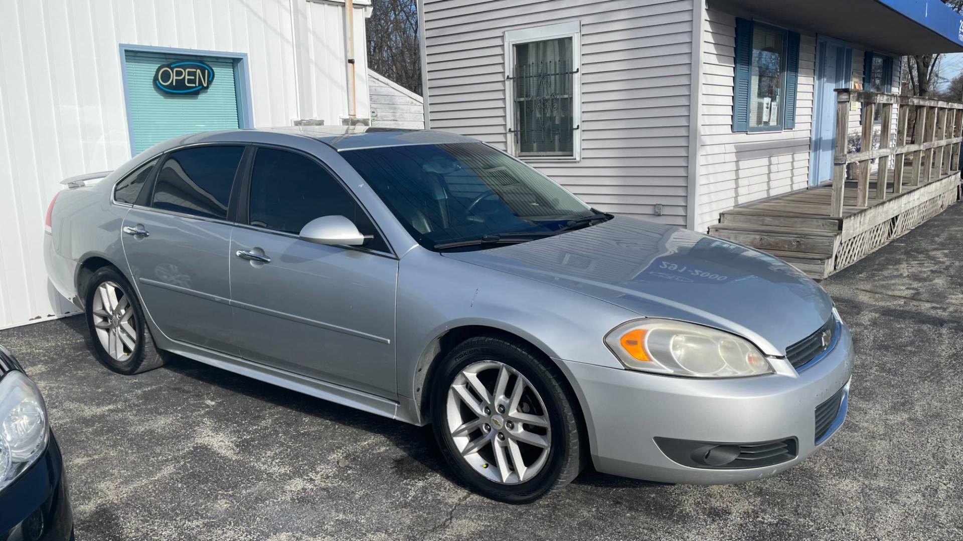 2010 Silver /BLACK Chevrolet Impala LTZ (2G1WC5EM7A1) , located at 2710A Westlane Rd., Indianapolis, IN, 46268, (317) 291-2000, 39.885670, -86.208160 - Photo#1